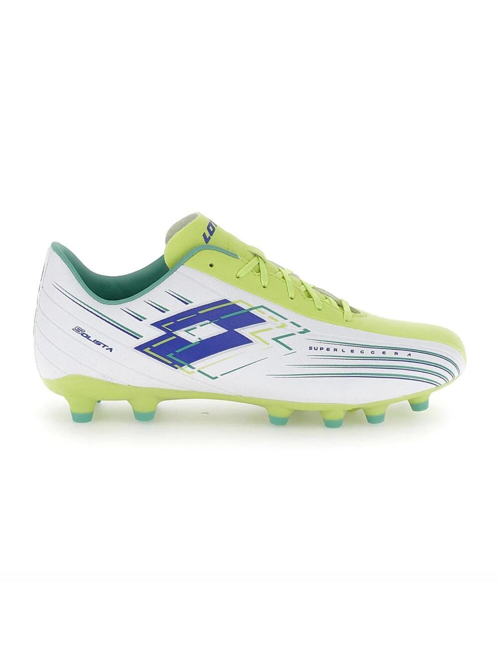(RC) Lotto Solista 700 FG Soccer Cleats White Youth US Size 2 NWT 220562-BPBv